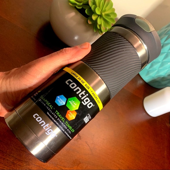 The Contigo Snapseal Byron Stainless Steel Travel Mug